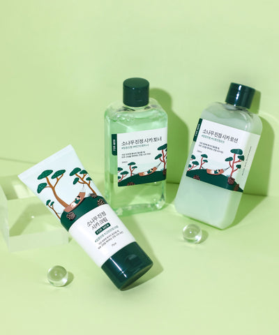 For Men Pine Tree Soothing Cica 3-piece Set (Toner + Lotion + Cream)