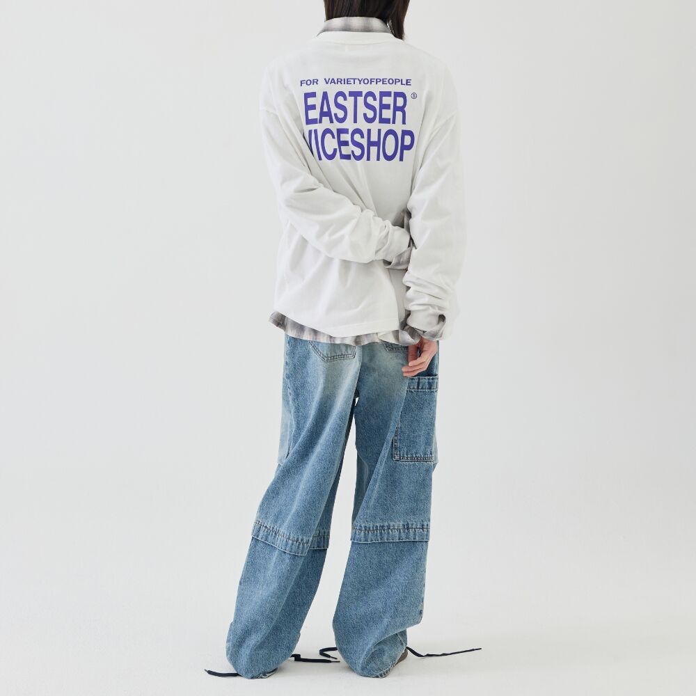 EASTSERVICESHOP Vice Shop Long Sleeve - White