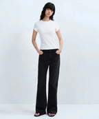 MUSINSA STANDARD WOMAN MUSINSA STANDARD WOMAN Women's Boot Cut Denim Pants (Washed Black)