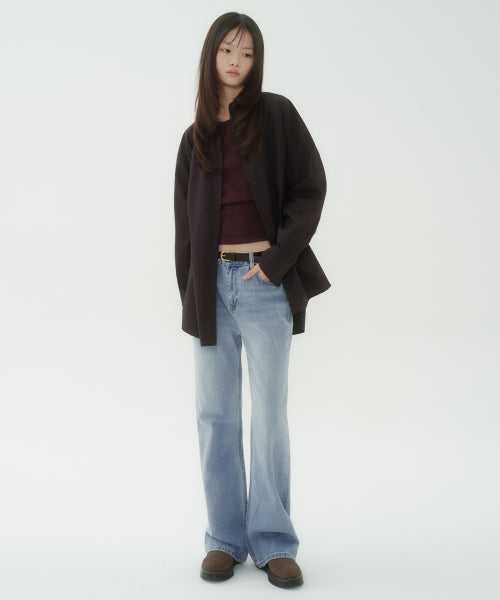 MUSINSA STANDARD WOMAN MUSINSA STANDARD WOMAN Women's Boot Cut Denim Pants [Light Indigo]