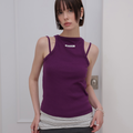 MEENDERI (1st reorder) CURVE STRAP SLEEVELESS - PURPLE