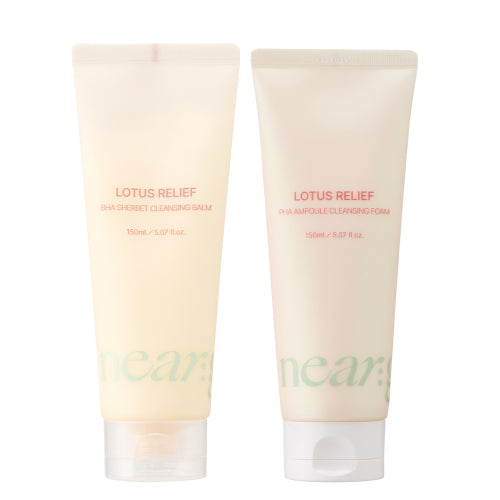 NEARGARDEN Lotus Lotus Exfoliation OUT Set (Cleansing Balm + Cleansing Foam)