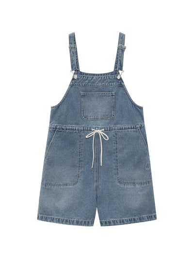 NORDISK Denim Overall Shorts - W_Sky BLUE_OWM25333SB