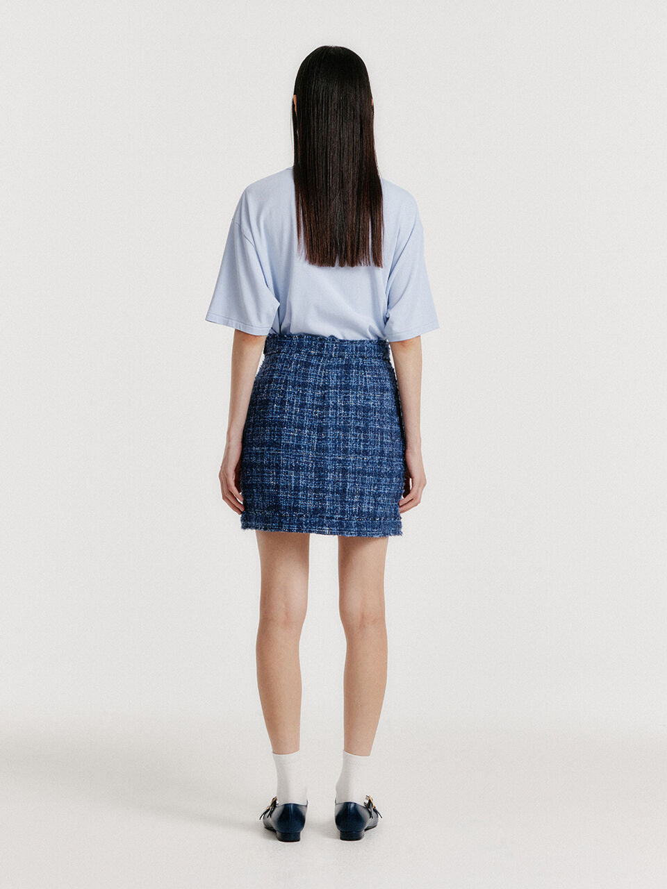 EENK YICKY EENK Logo Graphic T-shirt - Sky Blue