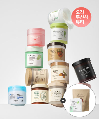 [Total 100 sheets] 60 pads (+30 refills + 5 2-pack pads + free 14ml toner)