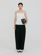 EENK ZENNY Fitted Sleeveless Top - Ivory