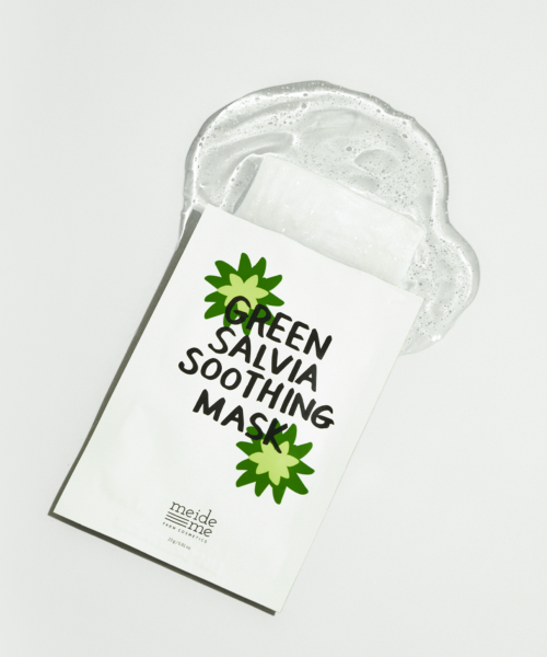 MEIDEME MEIDEME Made Me Green Salvia Hypoallergenic Vegan Soothing Mask 5 sheets