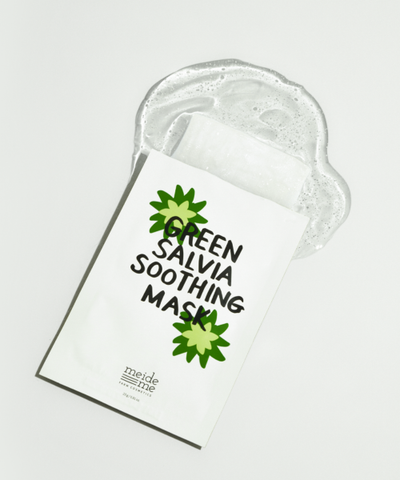 MEIDEME Made Me Green Salvia Hypoallergenic Vegan Soothing Mask 5 sheets
