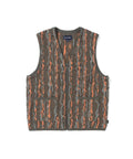 THISISNEVERTHAT THISISNEVERTHAT 3D Cable Knit Vest Brown