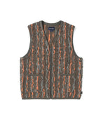 THISISNEVERTHAT THISISNEVERTHAT 3D Cable Knit Vest Brown