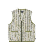 THISISNEVERTHAT THISISNEVERTHAT 3D Cable Knit Vest Beige