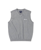 THISISNEVERTHAT THISISNEVERTHAT Script Logo Knit Vest Grey