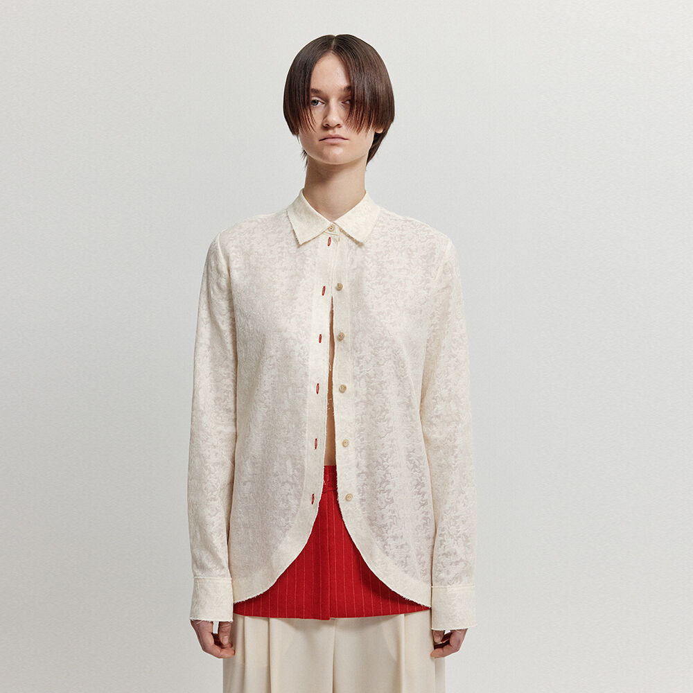 EENK EENK XAYA Long Sleeve Shirt - Ivory