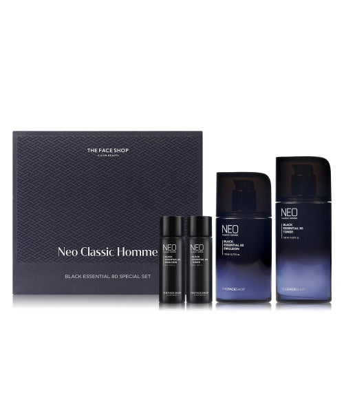THE FACE SHOP Neoclassic Homme Black Essential Set