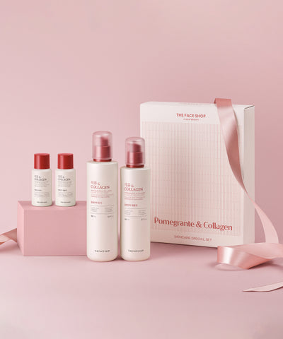 THE FACE SHOP Pomegranate & Collagen Skincare Set