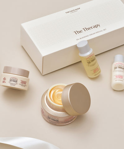 THE FACE SHOP The Therapy Royal Made Oil Blending Cream Set