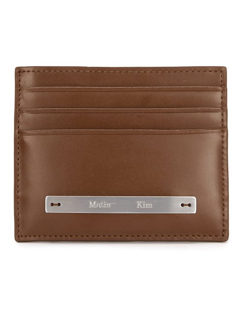 MATIN KIM MATIN KIM Slim Metal Card Holder One Size