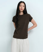 MUSINSA STANDARD WOMAN MUSINSA STANDARD WOMAN T-Shirt Dark Brown