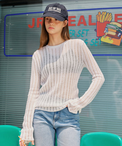 MUSINSA STANDARD WOMAN Women's Knitwear Crew Neck [Ivory]