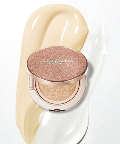 MAKEUP HELPER Ampoule Glow Cushion 23g Rose Glitter