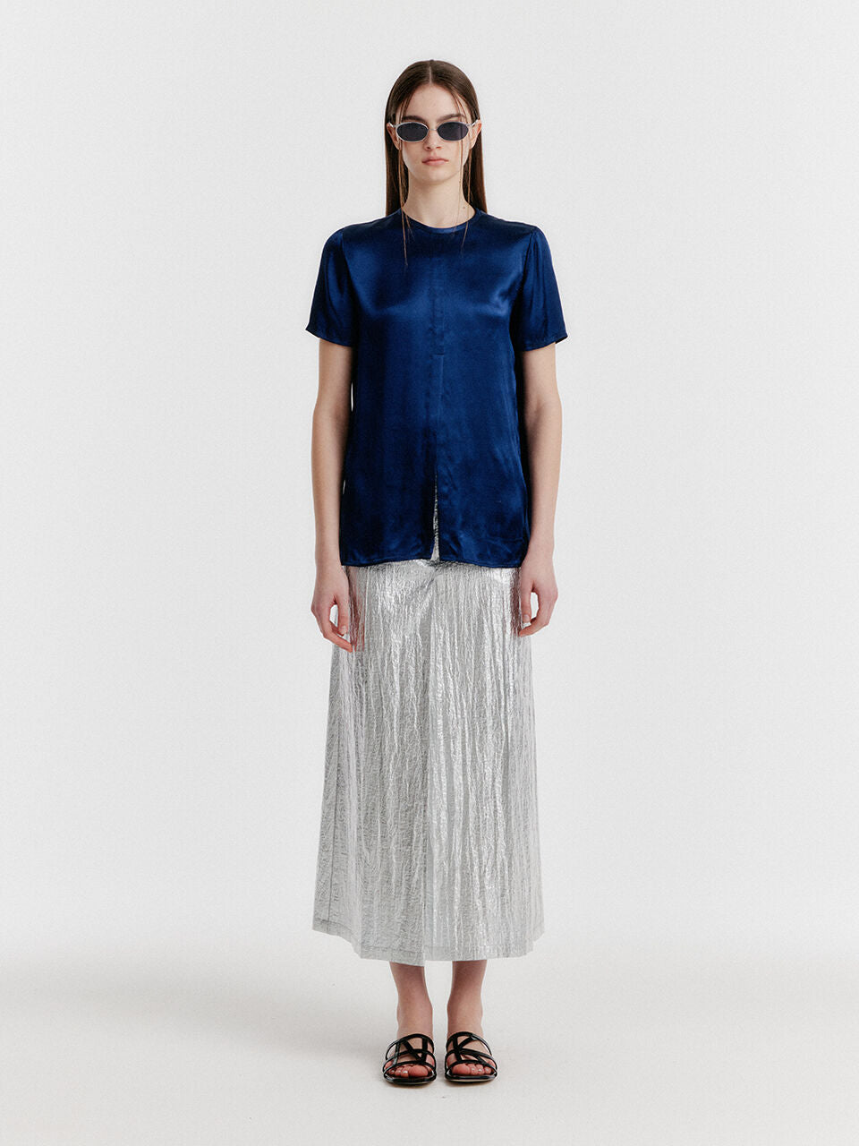 EENK YES Side-button Top - Navy