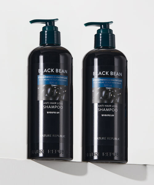 Nature Republic [2pack] Black Bean Hair Loss Improvement Shampoo 520ml