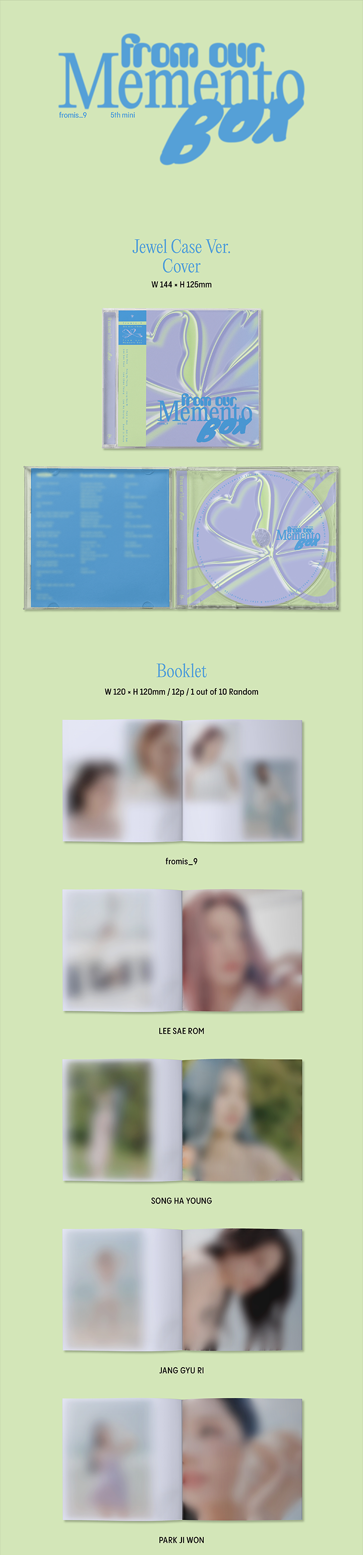 5th Mini Album 'from our Memento Box' Jewel Case Ver. (Random) detail 2
