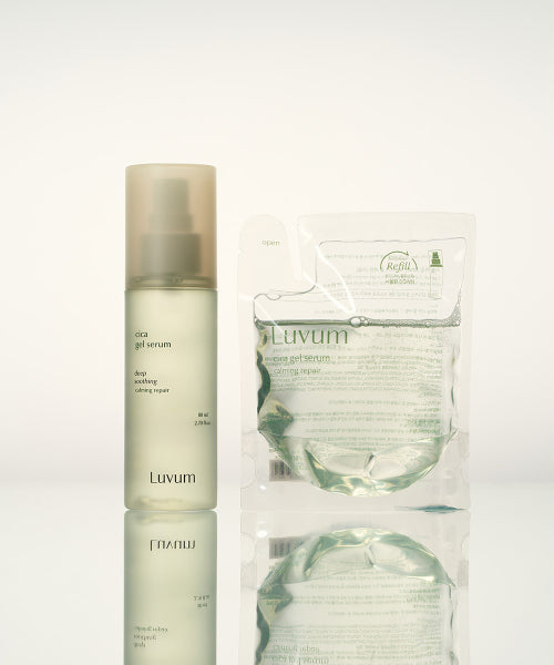 LUVUM Calming Repair Young Cica Gel Serum · Refill Set
