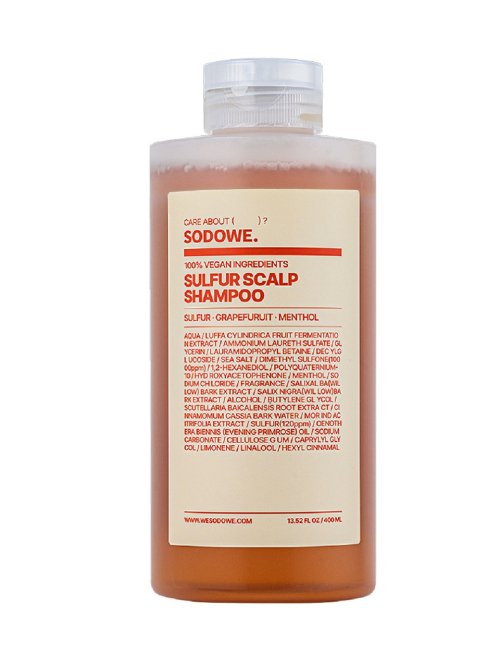 SODOWE Oil Pulling Sulfur Protein Shampoo 400ml x 1