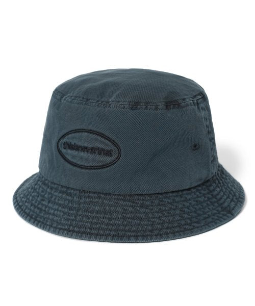 THISISNEVERTHAT THISISNEVERTHAT Overdyed E/T-Logo Bucket Hat Dusty Blue