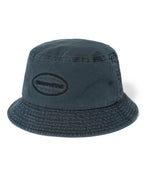 THISISNEVERTHAT THISISNEVERTHAT Overdyed E/T-Logo Bucket Hat Dusty Blue
