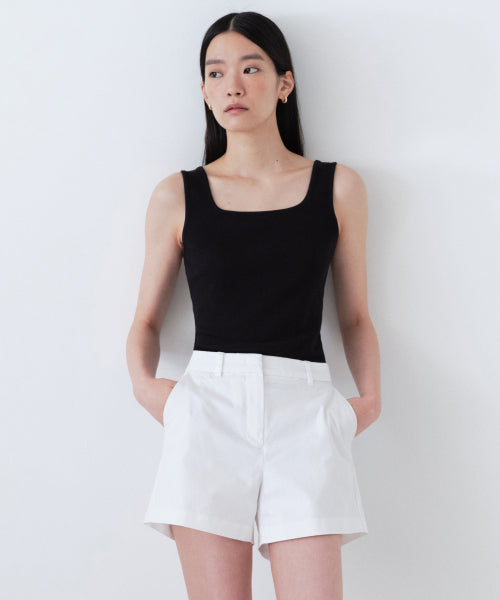 MUSINSA STANDARD WOMAN MUSINSA STANDARD WOMAN Women's Square Neck Tank Top (Black)