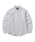 THISISNEVERTHAT THISISNEVERTHAT T-Logo Oxford Shirt Grey