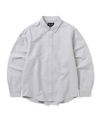 THISISNEVERTHAT THISISNEVERTHAT T-Logo Oxford Shirt Grey