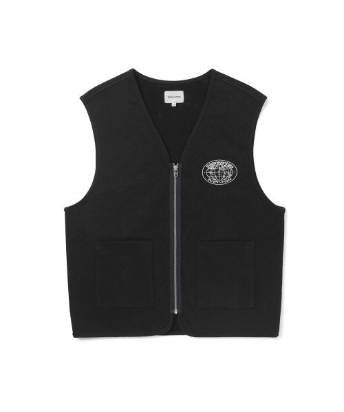 THISISNEVERTHAT THISISNEVERTHAT Zip Sweat Vest Black