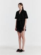 EENK [Girls’ Generation Yoona wearing] YAN Trunk Shorts - Black