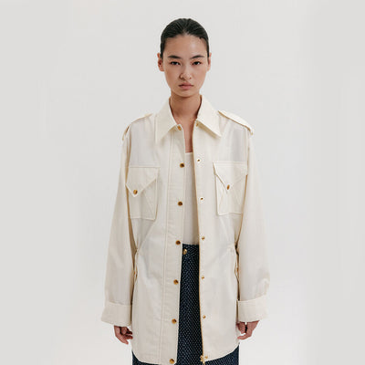 Waist String Jumper - Ivory