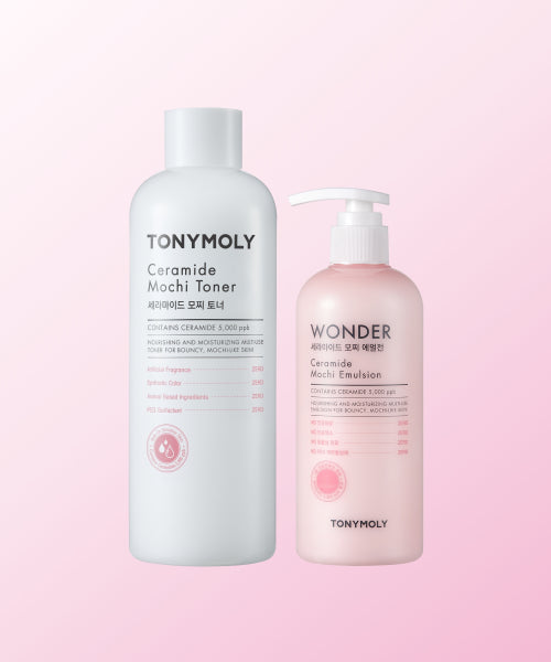 TONYMOLY TONYMOLY Ceramide Mochi Toner 500ml + Emulsion 300ml