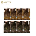 MUCOTA Treatment Easy Color Hair Dye Season 2 8 Boxes Yellow Brown (4) + Khaki Brown (4)