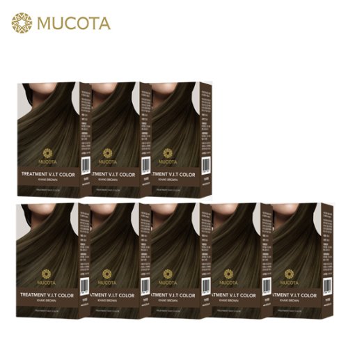 MUCOTA Treatment Easy Color Hair Dye Season 2 8 Box Khaki Brown