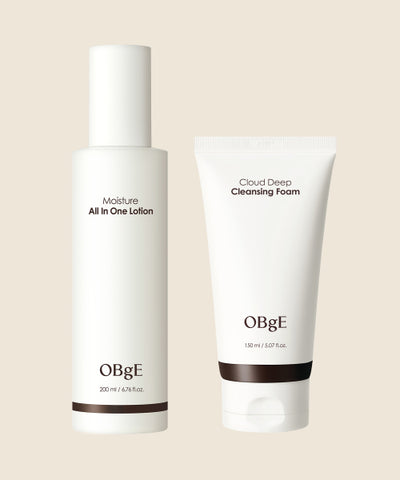 Moisture All-in-One Lotion + Cloud Deep Cleansing Foam Set