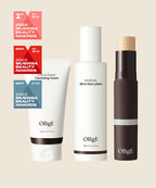 OBGE Natural Cover Foundation + Moisture All-in-One Lotion + Cloud Deep Cleansing Foam Set