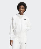 ADIDAS ADIDAS Hoodie Zip-Up - White
