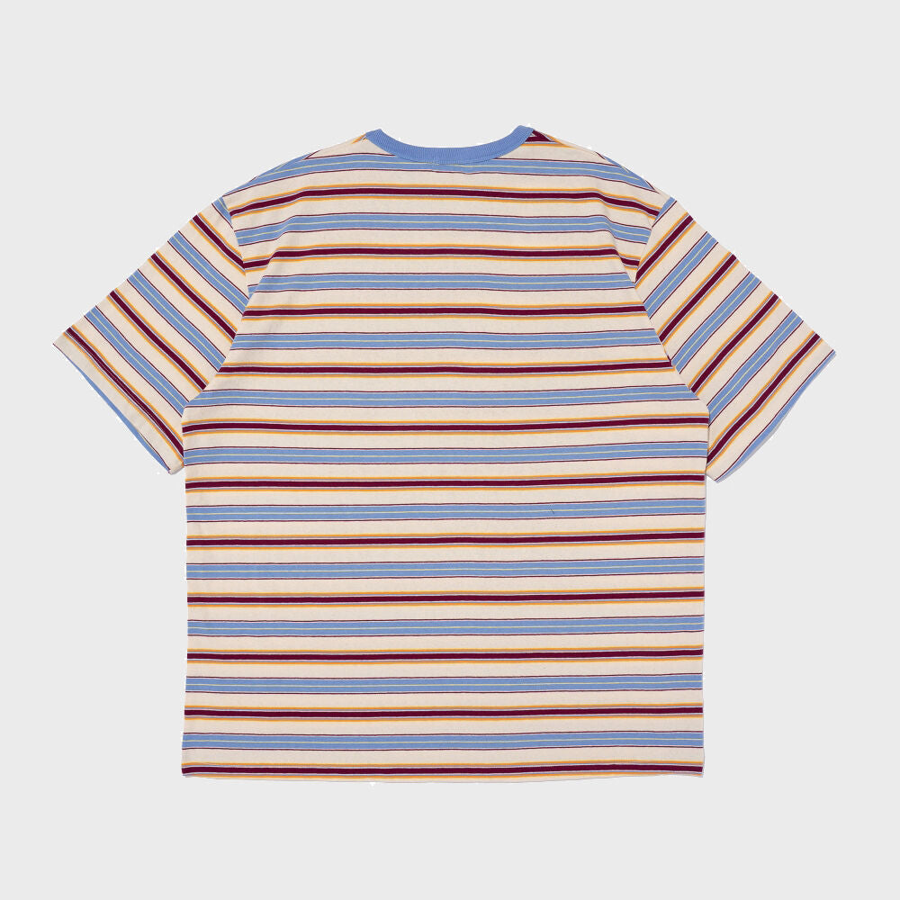 CARGOBROS Striped dangara short sleeve t-shirt (blue)