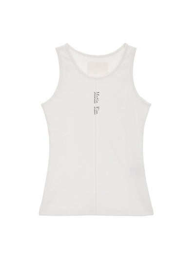 MATIN KIM Pintuck Sleeveless Top One Size