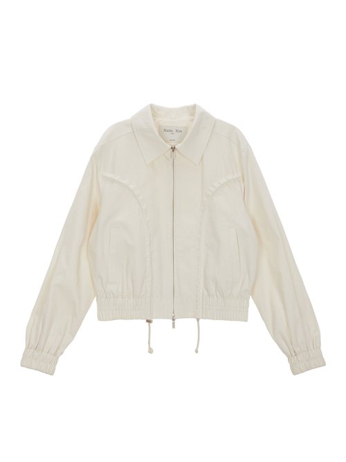 MATIN KIM MATIN KIM Curvy String Crop Blouson Outerwear