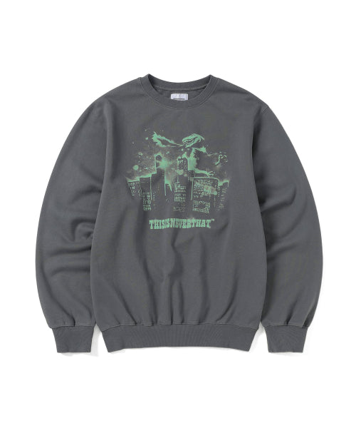 THISISNEVERTHAT THISISNEVERTHAT Nightmare Crewneck Sweatshirt Dark Grey