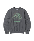 THISISNEVERTHAT THISISNEVERTHAT Nightmare Crewneck Sweatshirt Dark Grey