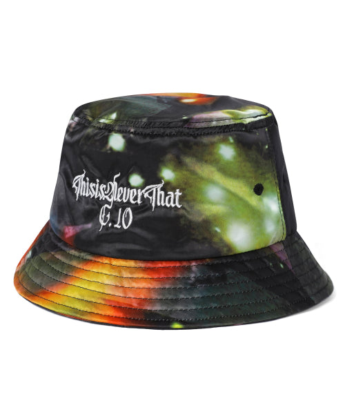 THISISNEVERTHAT THISISNEVERTHAT Flame Satin Bucket Hat Black