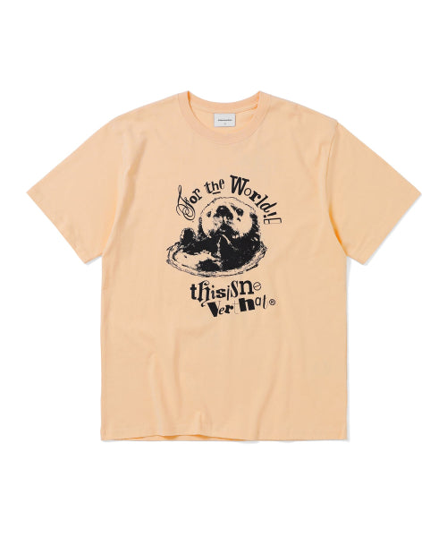 THISISNEVERTHAT THISISNEVERTHAT Otter Tee Apricot Unisex
